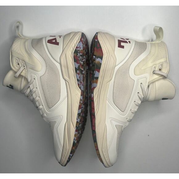 APL Techbloom Defender Sneakers Ivory Nylon Tie High Top Waterproof Women's 10 - Picture 5 of 10